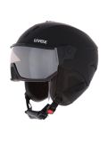 Miniatuur Uvex, Instinct Visor skihelm met vizier unisex Black Matt / Mirror Silver zwart 