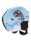 Miniatuur Uvex, Viti Set + Speedy Pro skihelm kinderen Light Blue Birdy blauw 