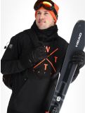 Miniatuur Watts, ORBITAL AC Softshell jas heren Black / Fluo Orange Oranje, Zwart 