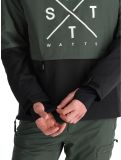 Miniatuur Watts, XMETOD AF Anorak heren Green / Black Groen, Zwart 