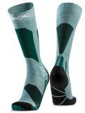 Miniatuur X-Socks, Ski Discover Otc compressiesokken dames Sage Green / English Lawn groen 