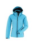 Miniatuur CMP, 30W0576 softshell ski-jas dames turquoise Blauw