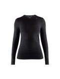 Miniatuur Craft, Fuseknit comfort RN LS thermoshirt dames Zwart