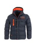 Miniatuur Geographical Norway, Citernier, winterjas, heren, Navy blauw