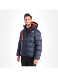 Miniatuur Geographical Norway, Citernier, winterjas, heren, Navy blauw