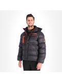 Miniatuur Geographical Norway, Citernier, winterjas, heren, zwart