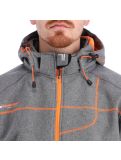 Miniatuur Geographical Norway, Tushiba Men 007 + Bs softshell ski-jas heren light grijs, oranje 