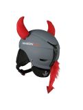 Miniatuur Hoxyheads, Hoxy Ears helmcover unisex Devil rood 