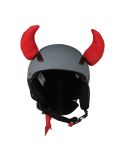 Miniatuur Hoxyheads, Hoxy Ears helmcover unisex Devil rood 