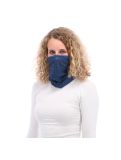 Miniatuur Deluni, Lightweight Neckwarmer Triangles sjaal unisex blauw 