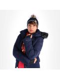 Miniatuur Kama, Fashion beanie, muts, dames, navy