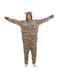 Miniatuur KnowHow, Onesie, Luipaard, 160-185 cm