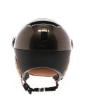 Miniatuur Kask, Piuma-R Elite skihelm met vizier unisex Carbon/Brown bruin, zwart 