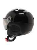 Miniatuur Kask, Piuma R Chrome skihelm met vizier unisex Black / Silver zilver, zwart 