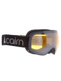 Miniatuur Cairn, Focus Otg skibril unisex Mat Black Silver Mirror zilver, zwart 