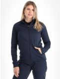 Miniatuur Peak Performance, W Rider Mid Zip vest dames Blue Shadow-Blue Shadow blauw 