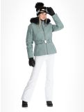 Miniatuur Poivre Blanc, Traditional 24PBH1003/WO/A ski-jas dames Lichen Green groen 