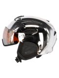 Miniatuur Uvex, HLMT 300 Visor Chrome LTD skihelm, zilver