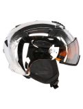 Miniatuur Uvex, HLMT 300 Visor Chrome LTD skihelm, zilver