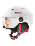 Miniatuur Uvex, Junior visor pro, skihelm met vizier, kinderen, wit