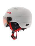 Miniatuur Uvex, Junior visor pro, skihelm met vizier, kinderen, wit