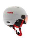 Miniatuur Uvex, Junior visor pro, skihelm met vizier, kinderen, wit