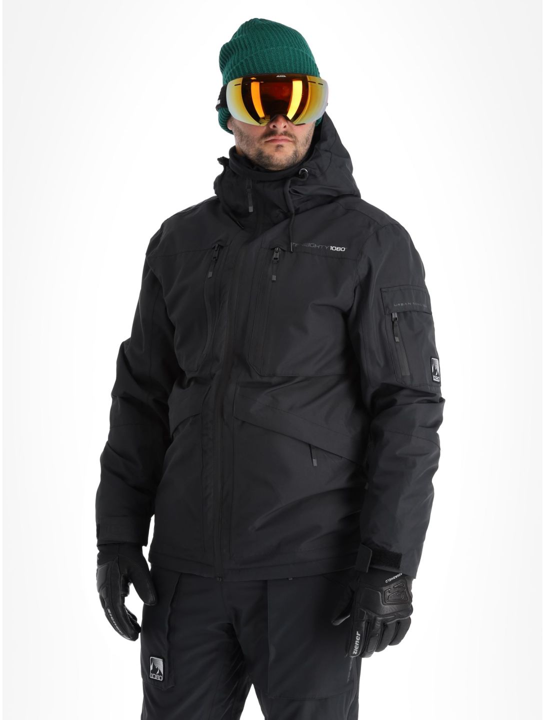 1080, Ash-T ski-jas heren Black zwart 