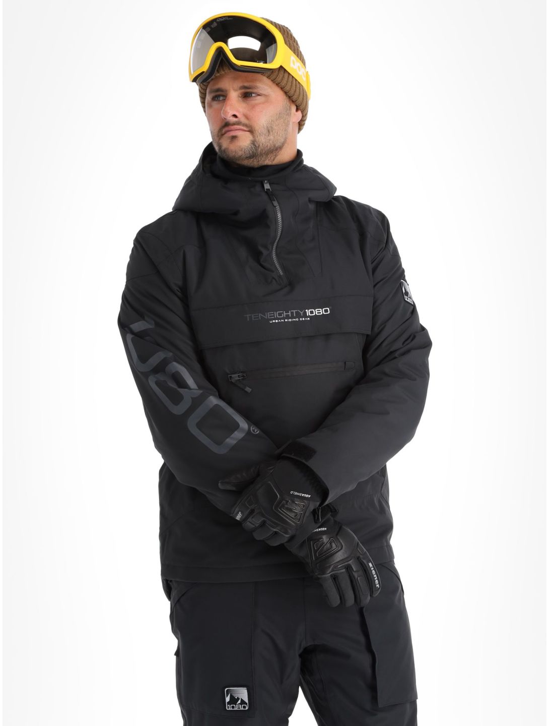 1080, Drake-T winter anorak heren Black zwart 