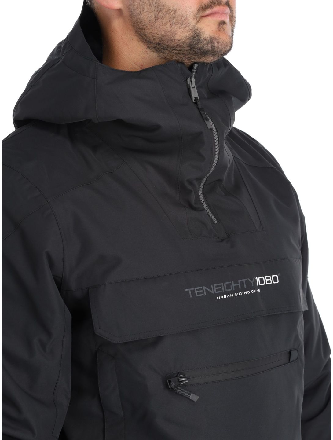 1080, Drake-T winter anorak heren Black zwart 