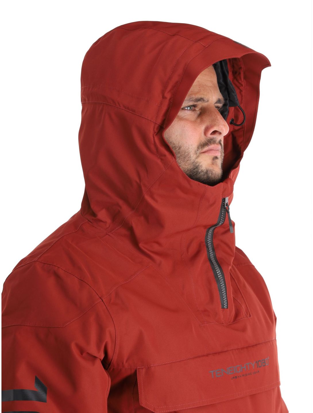 1080, Drake-T winter anorak heren Burgundy rood 