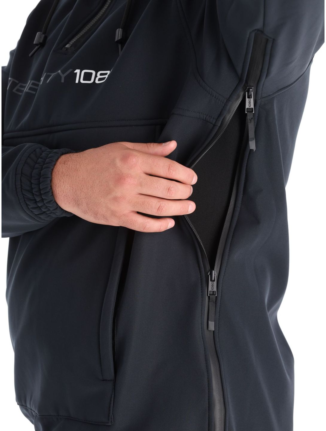 1080, Parker-T winter anorak heren Black zwart 