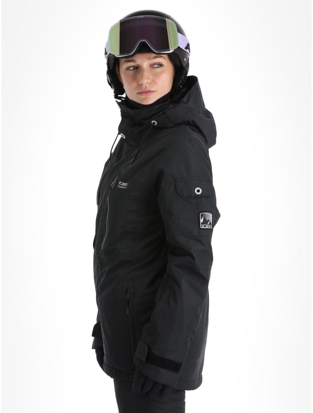 1080, Sharon-T ski-jas dames Black zwart 