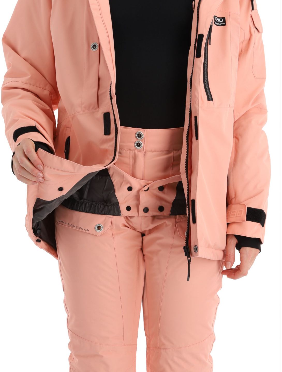 1080, Sharon-T ski-jas dames Rose roze 