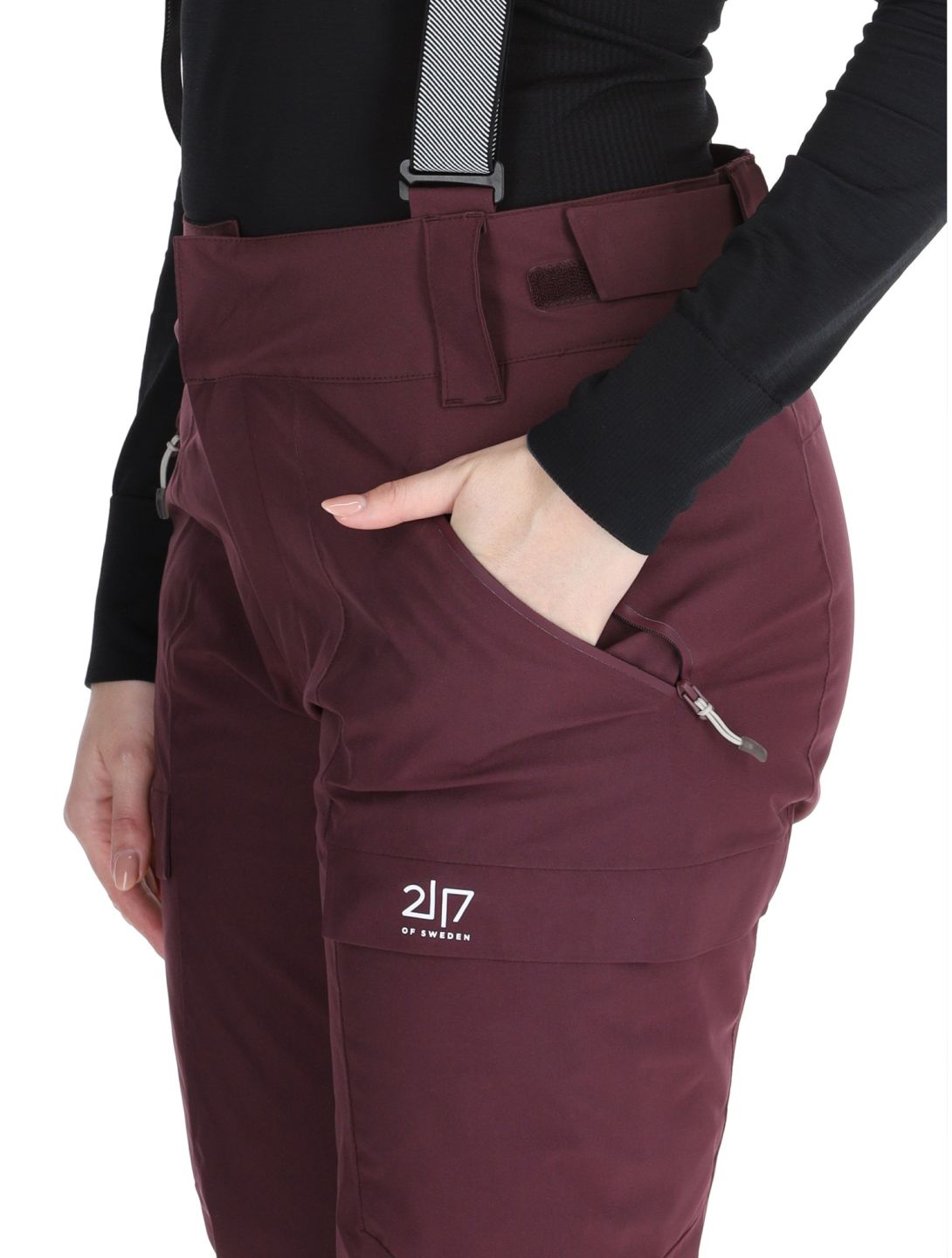 2117 of Sweden, Edum skibroek dames Dk-Plum paars 