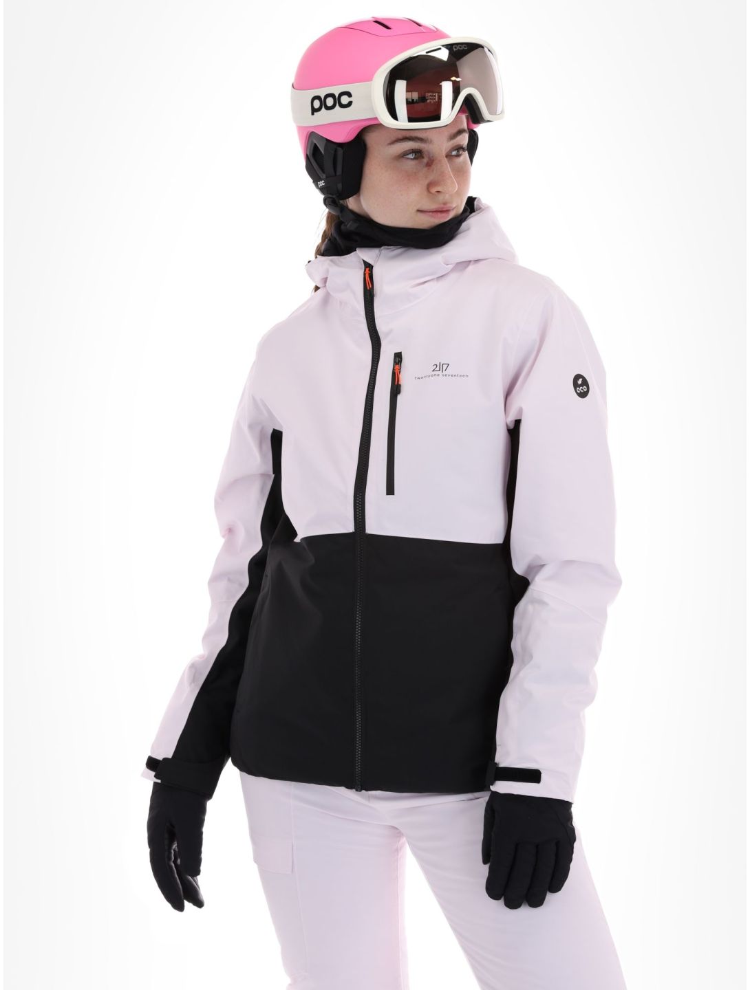 2117 of Sweden, Sala Jacket ski-jas dames Soft Pink roze, zwart 