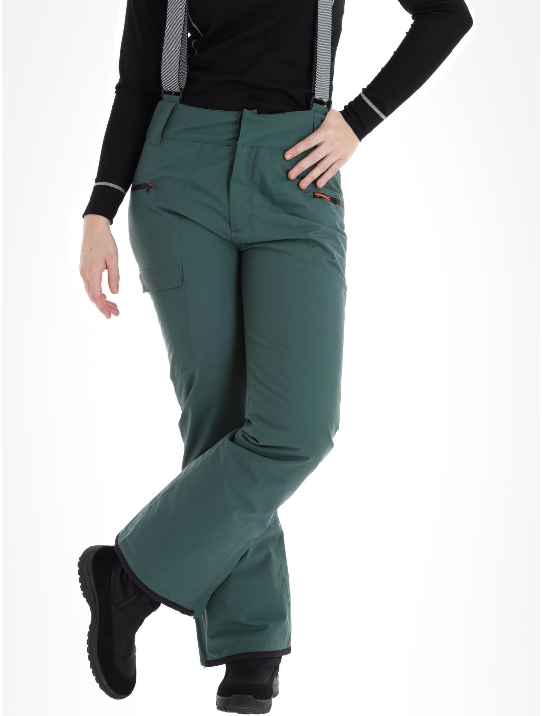 2117 of Sweden, Sala Pant skibroek dames Forest Green groen 