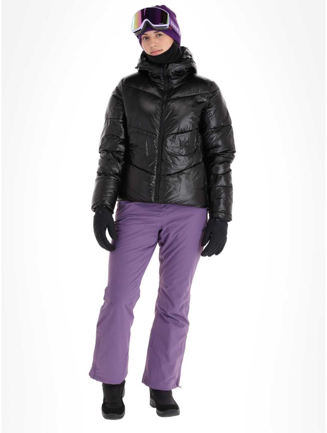 4F, Down Jacket  F277 donsjas dames Black zwart 