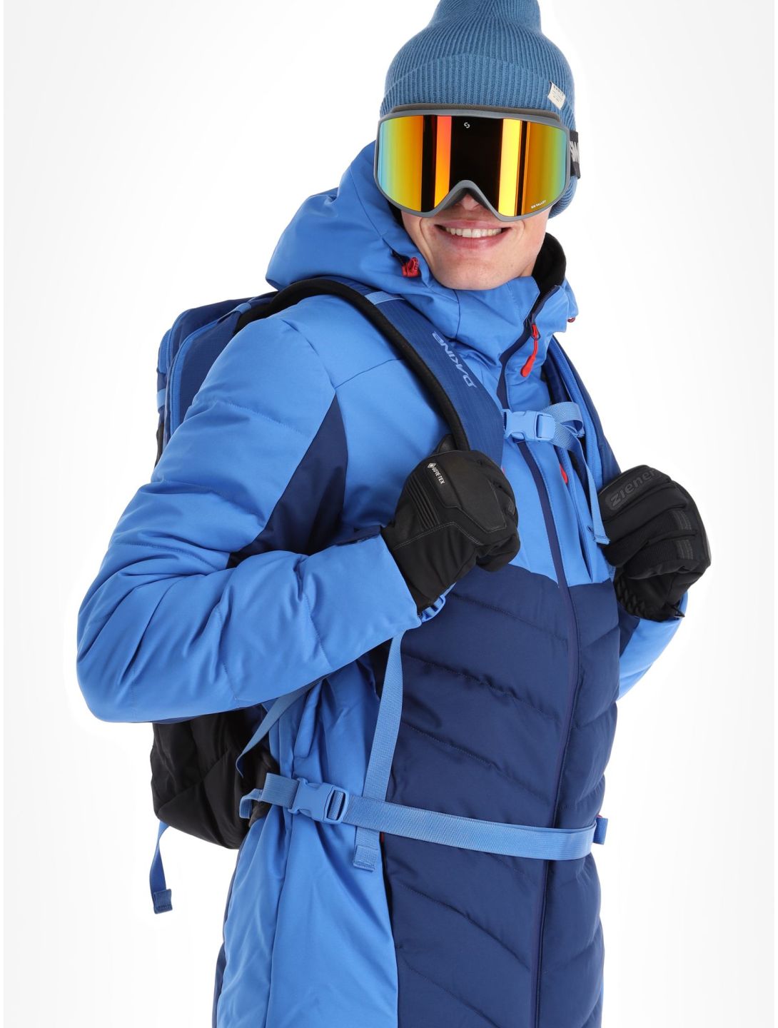 4F, Down Jacket  M278 AD Midlayer (Dons) jas heren Blue Blauw 