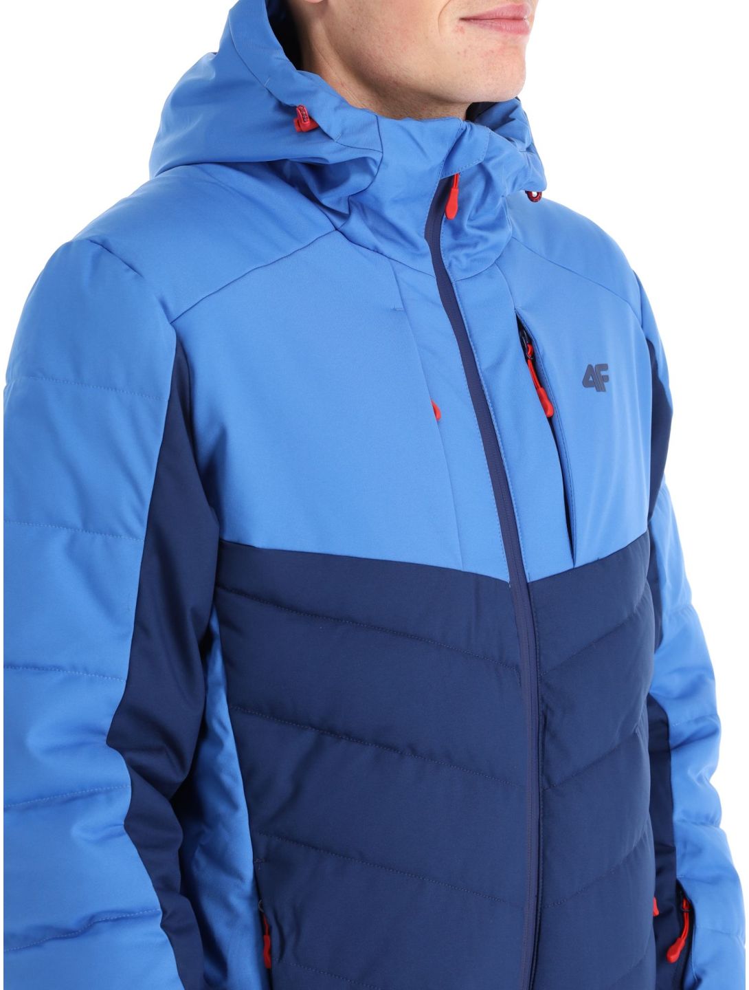 4F, Down Jacket  M278 AD Midlayer (Dons) jas heren Blue Blauw 