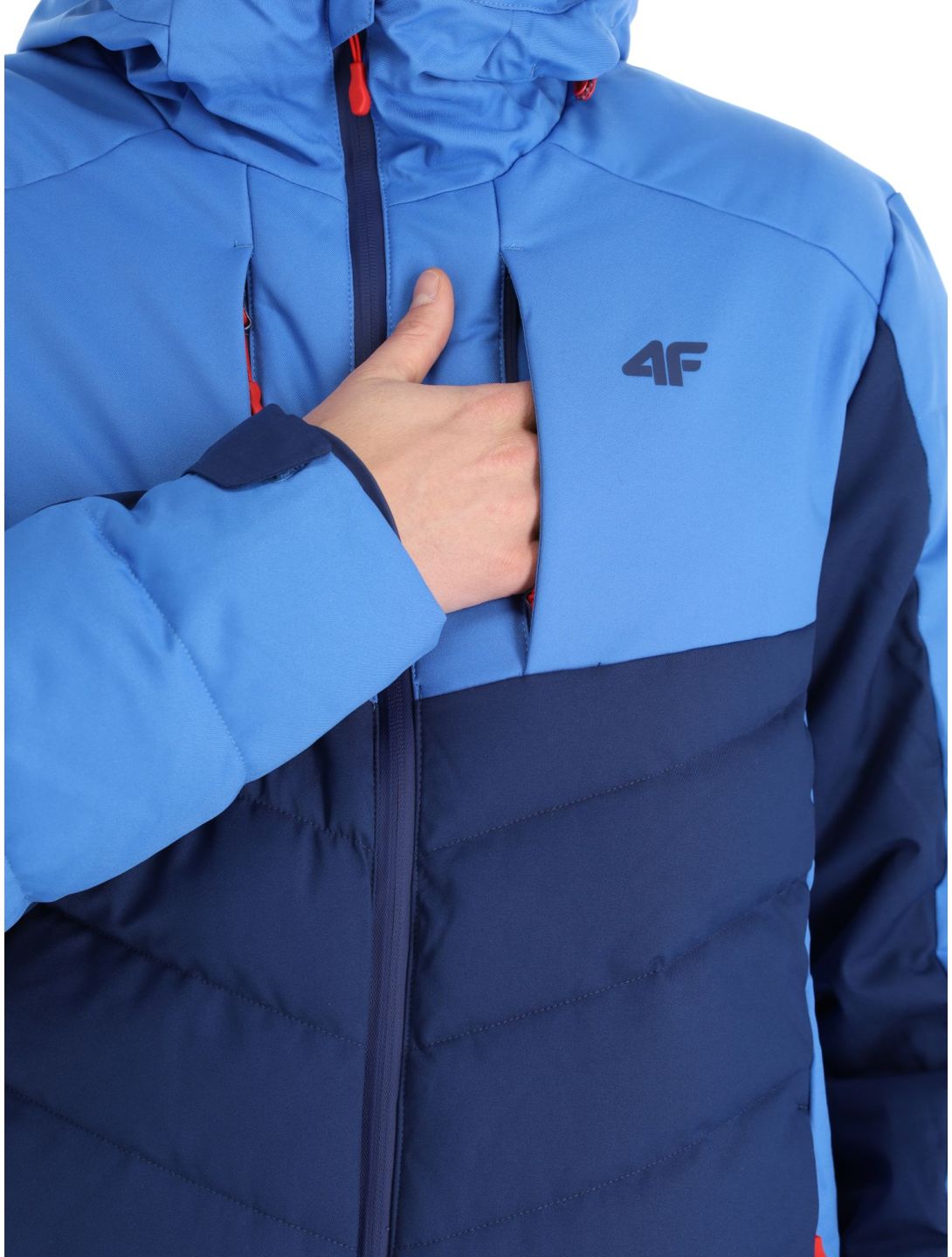 4F, Down Jacket  M278 AD Midlayer (Dons) jas heren Blue Blauw 