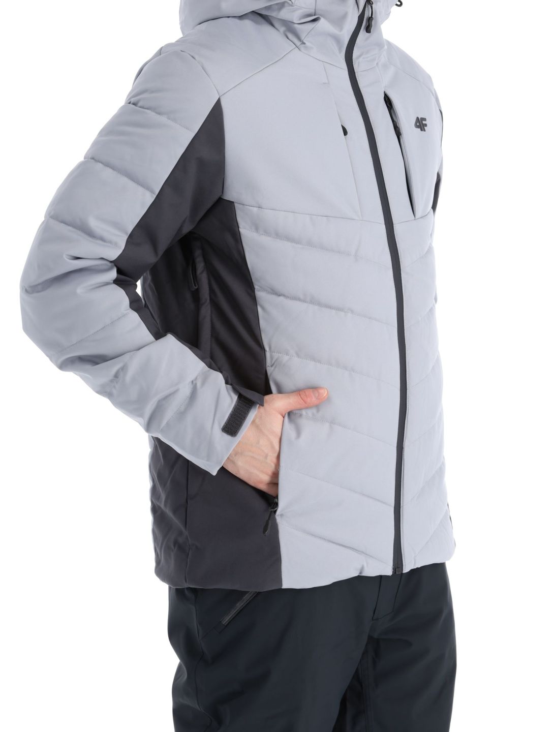 4F, Down Jacket  M278 AD Midlayer (Dons) jas heren Grey Grijs 