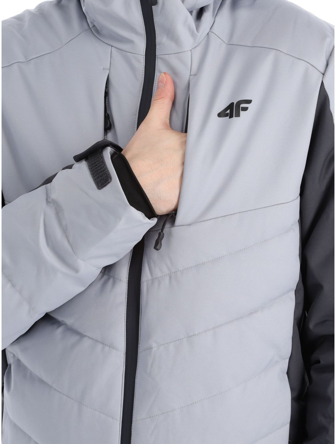 4F, Down Jacket  M278 AD Midlayer (Dons) jas heren Grey Grijs 