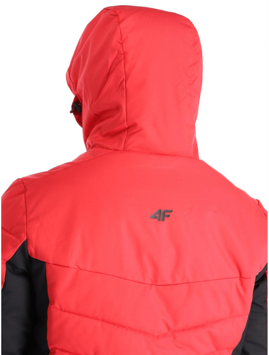 4F, Down Jacket  M278 donsjas heren Red rood, zwart 