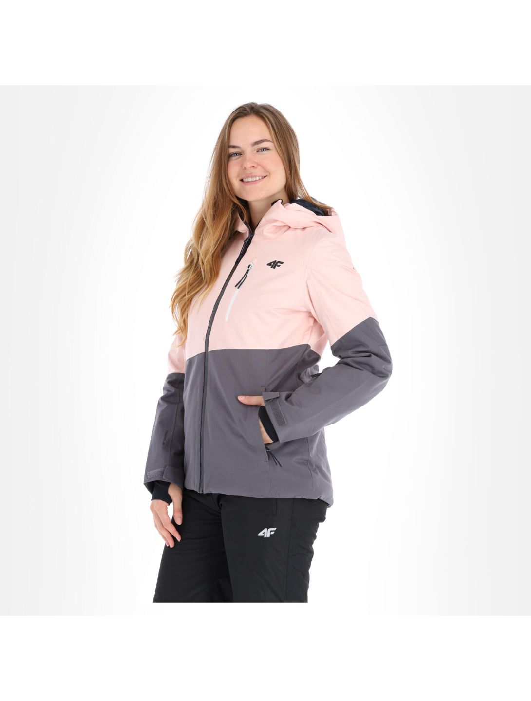 4F, H4Z20-KUDN005 ski-jas dames light Roze