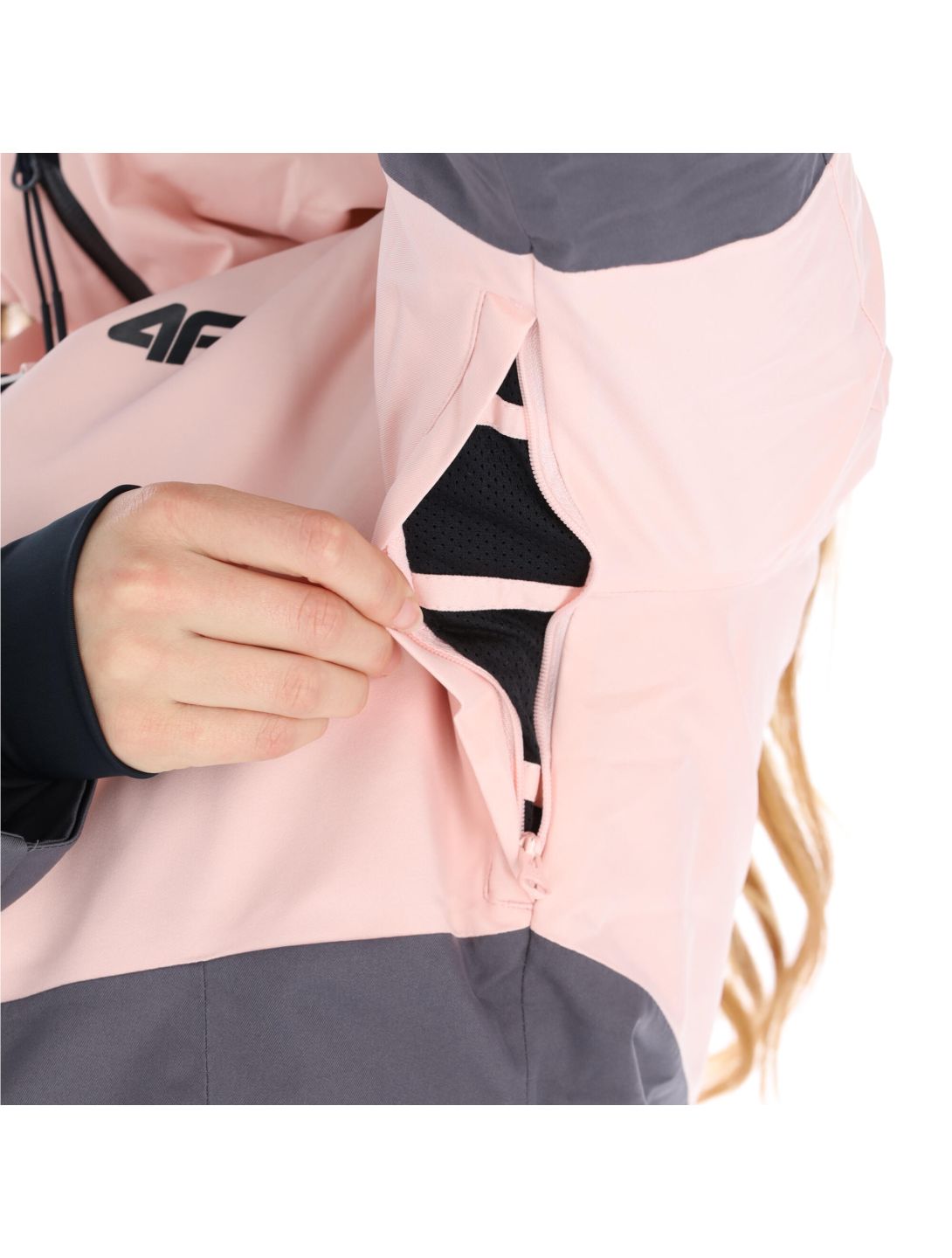 4F, H4Z20-KUDN005 ski-jas dames light Roze