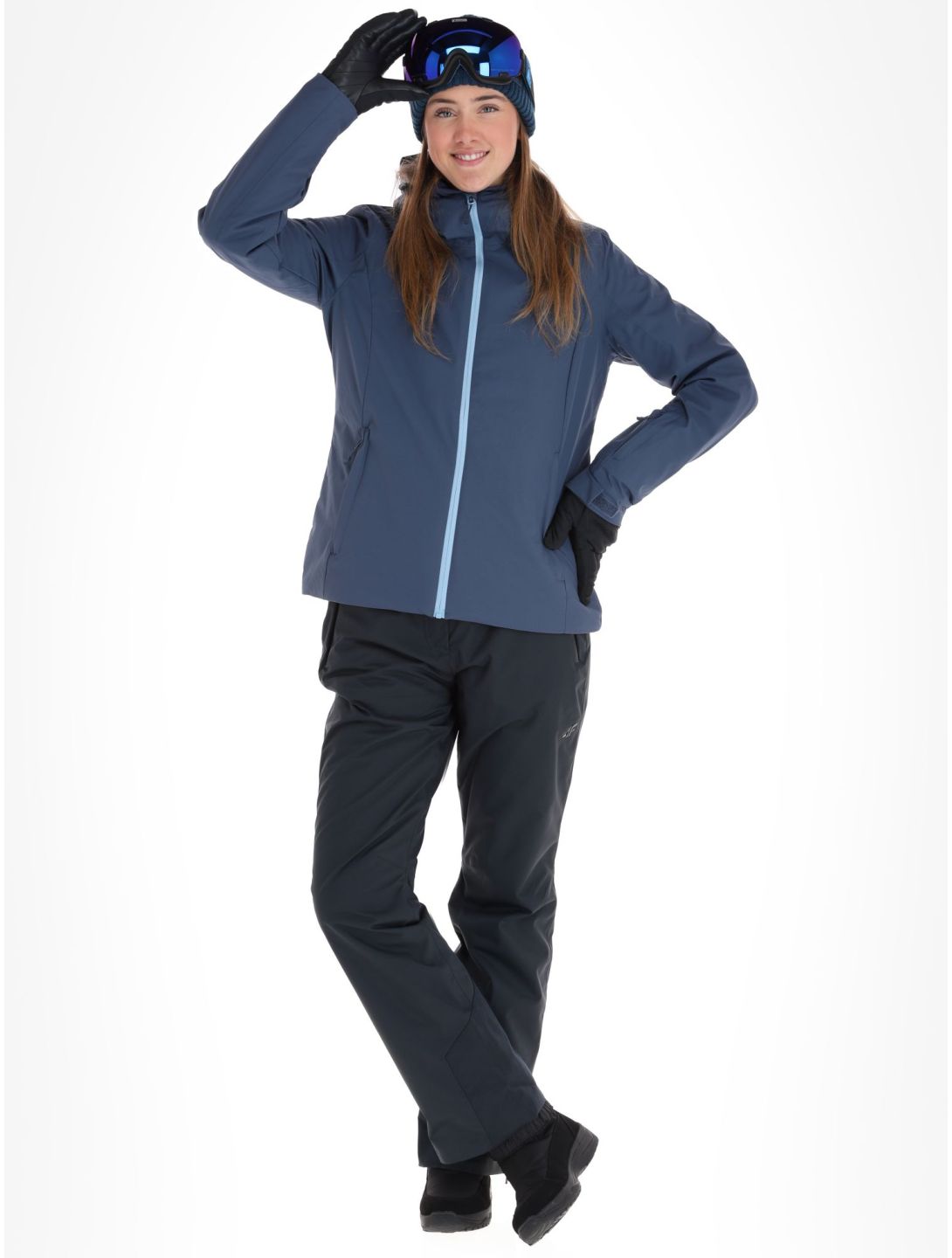 4F, Jacket  F120 ski-jas dames Denim blauw 