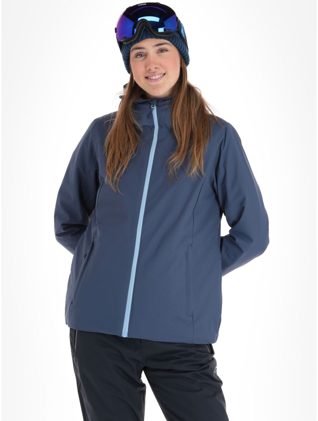 4F, Jacket  F120 ski-jas dames Denim blauw 