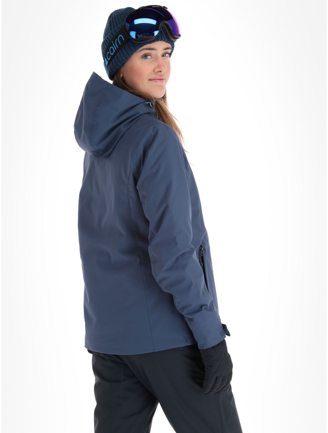 4F, Jacket  F120 ski-jas dames Denim blauw 