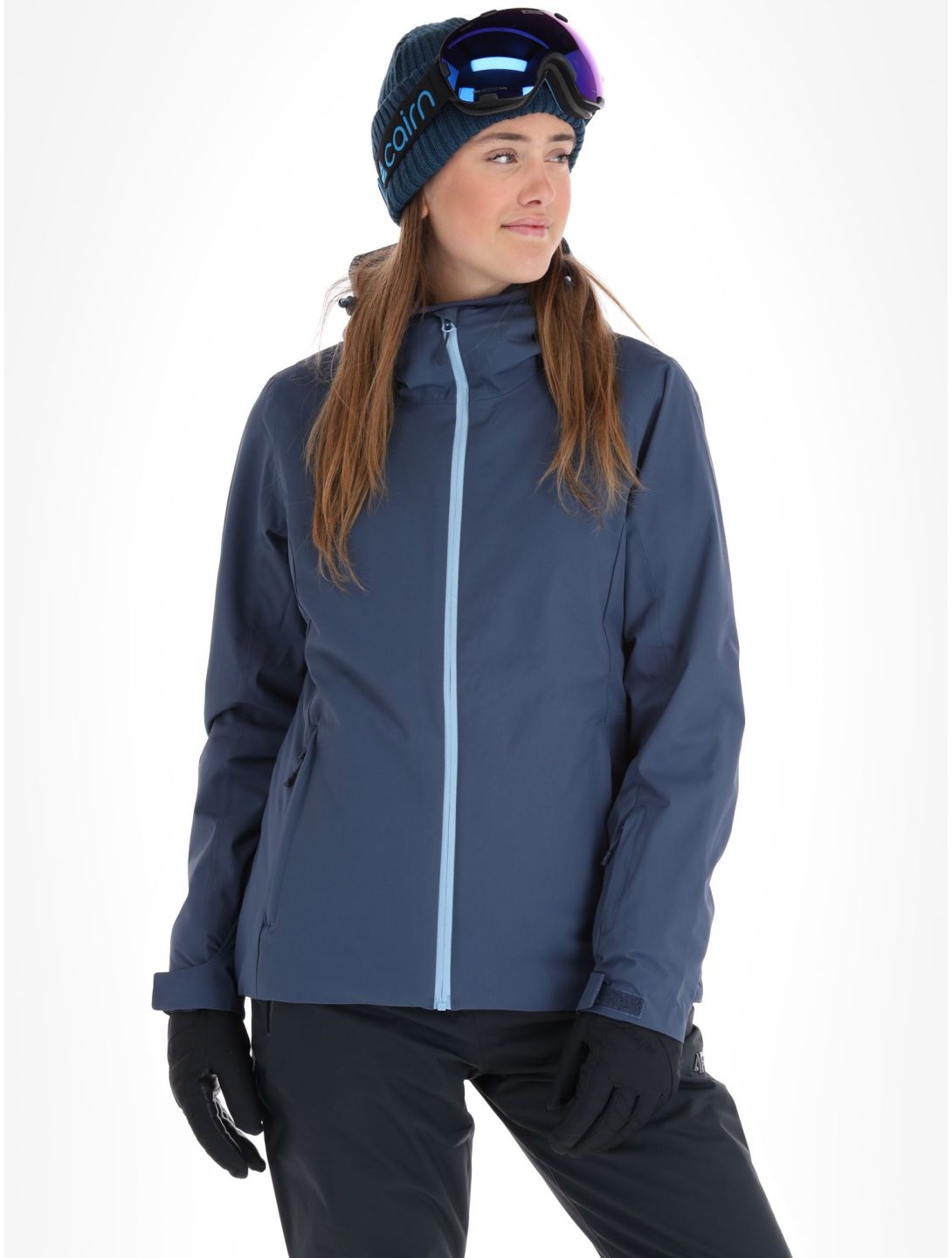 4F, Jacket  F120 ski-jas dames Denim blauw 