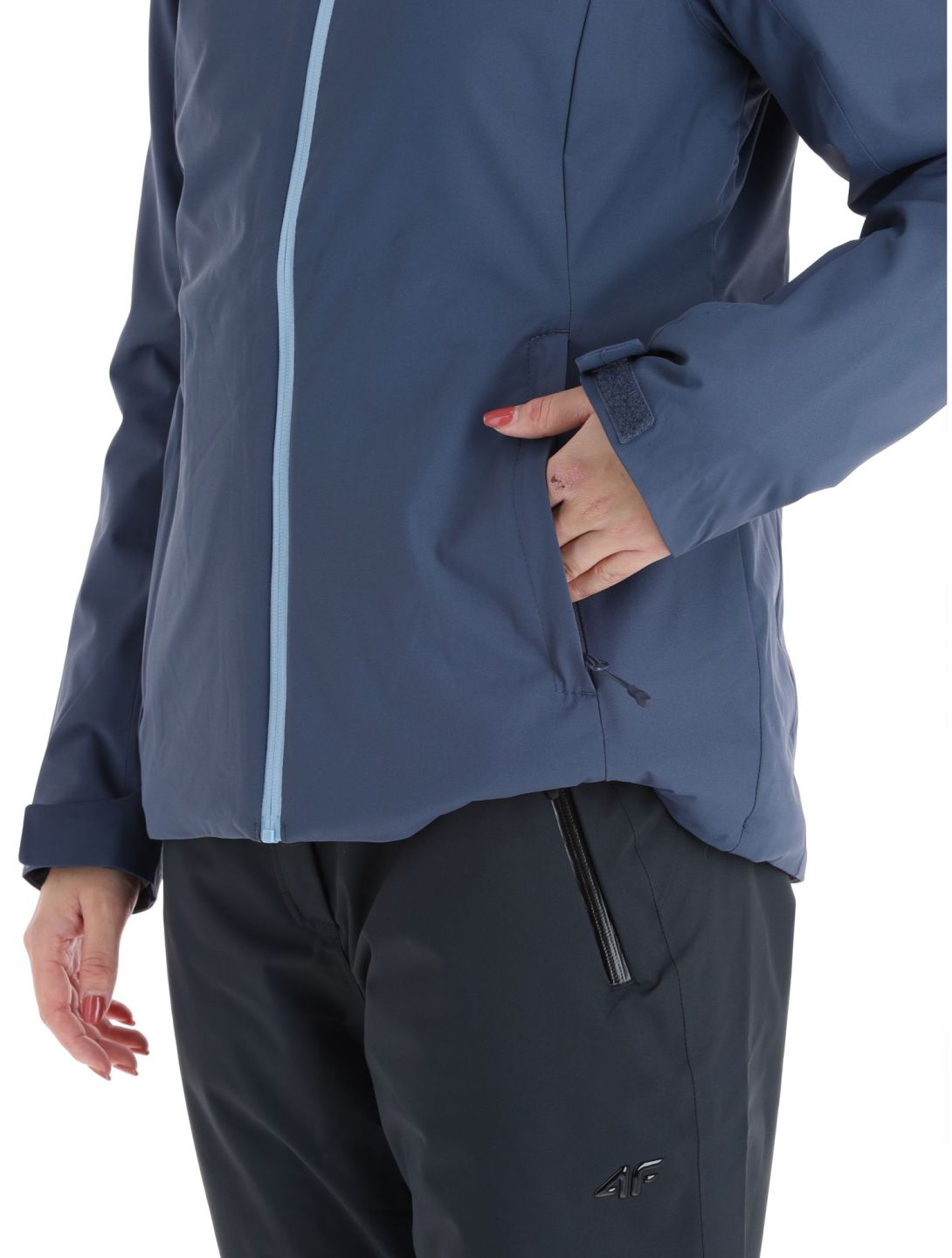 4F, Jacket  F120 ski-jas dames Denim blauw 